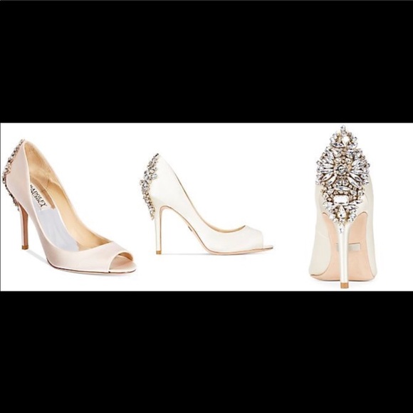 BADGLEY MISCHKA NILLA EMBELLISHED HEEL SHOE - Picture 3 of 8